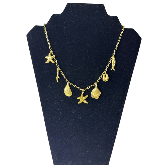 J. Crew Underwater Charm Necklace - Picture 3 of 4